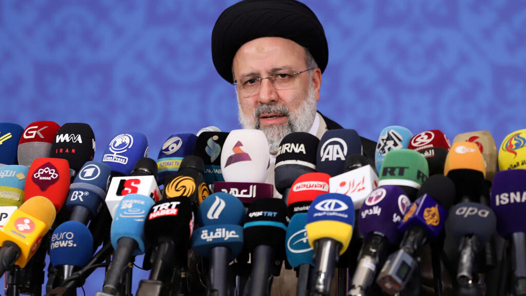 Iran's President-elect Ebrahim Raisi (Photo: Reuters) נשיא איראן הנבחר איברהים ראיסי נאום ראשון