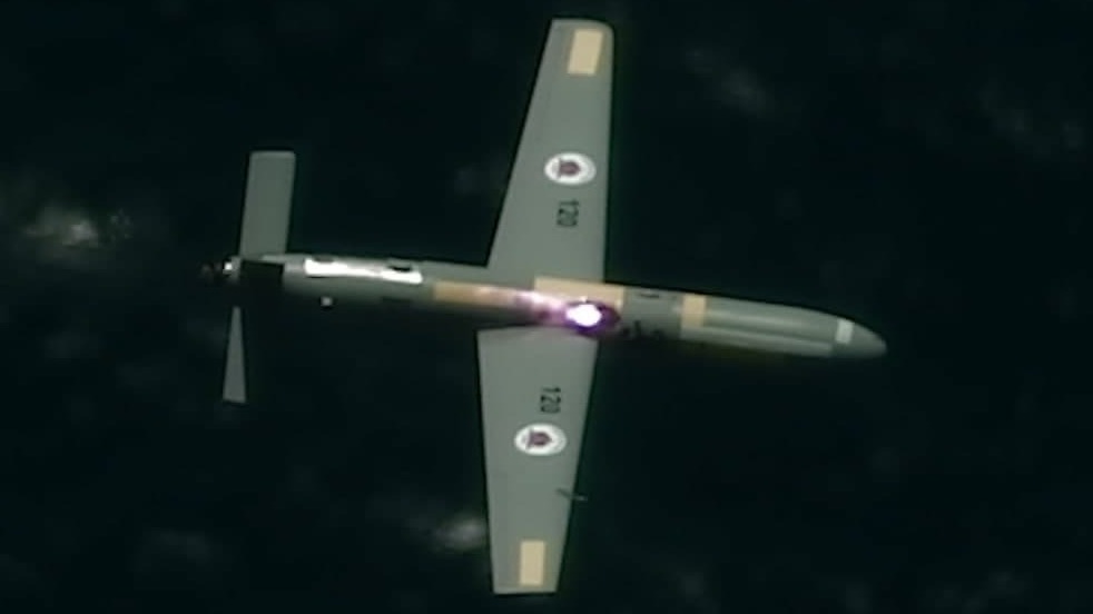 One of the UAVs shot down in the experiment (Photo: Defense Ministry) הסתיימה בהצלחה סדרת יירוט ראשונה באמצעות לייזר אווירי