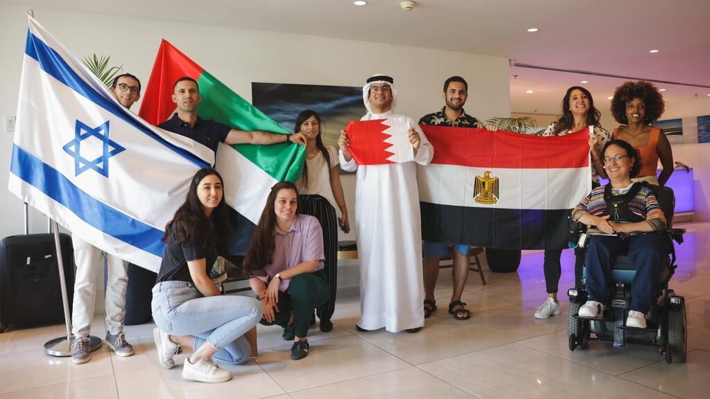 Young influencers from the Arab world meet with Israeli counterparts in a visit organized by the Israel-Is organization 