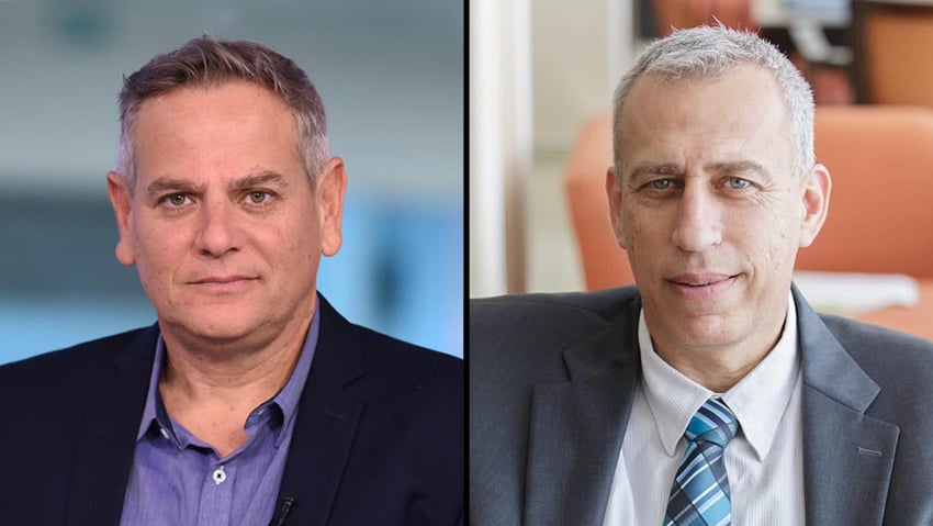 הסתייגות פומבית. מנכ"ל משרד הבריאות נחמן אש ושר הבריאות ניצן הורוביץ (צילום: קובי קואנקס) מנכ"ל משרד הבריאות נחמן אש, שר הבריאות ניצן הורוביץ