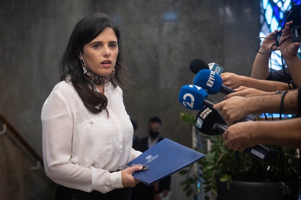 Interior Minister Ayelet Shaked (Photo: Flash 90) ישיבת ממשלה