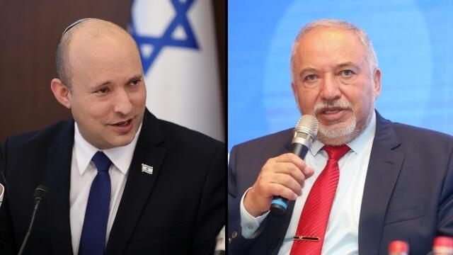 המשוכה הגדולה ביותר של הממשלה. רה"מ בנט ושר האוצר ליברמן (צילום: ניב קנטור ורויטרס) אביגדור ליברמן ונפתלי בנט