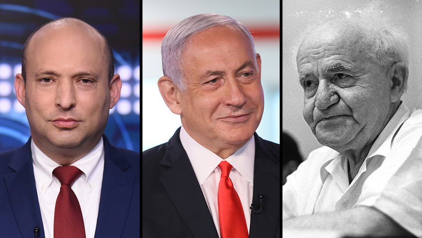 האחד העביר תקציב, השני לא העביר, השלישי יעביר? (צילום: דוד רובינגר, הדר יואביאן, קובי קואנקס) בן גוריון, נתניהו, בנט. האחד העביר תקציב, השני לא העביר, השלישי יעביר?