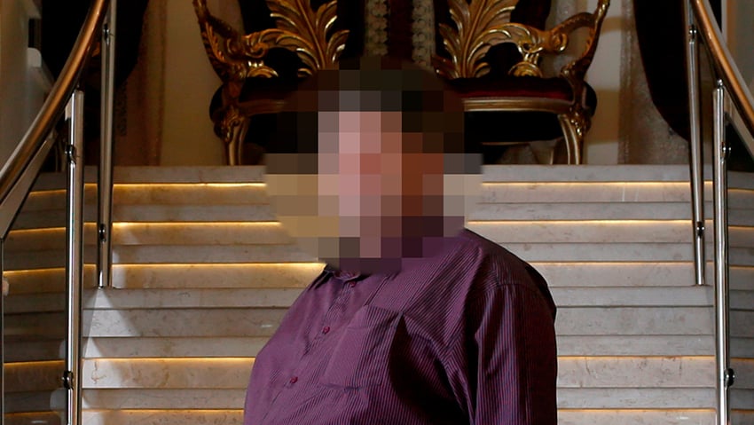 The alleged suspect at his home (Photo: Amit Shaal) The alleged suspect at his home