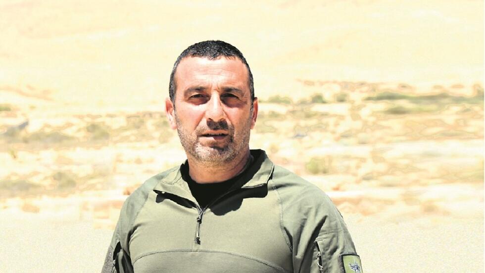 "הגבול פתוח, העבריינים מנצלים את זה". מפקד יחידת מג"ן סגן ניצב רונן כלפון (צילום: חיים הורנשטיין) מפקד יחידת מגן, סנ"צ רונן כלפון