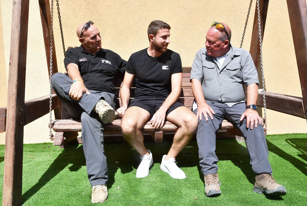אמנון זיו ,טל זעפרני וזיו וולק (צילום: חיים הורנשטיין) אמנון זיו ,טל זעפרני וזיו וולק
