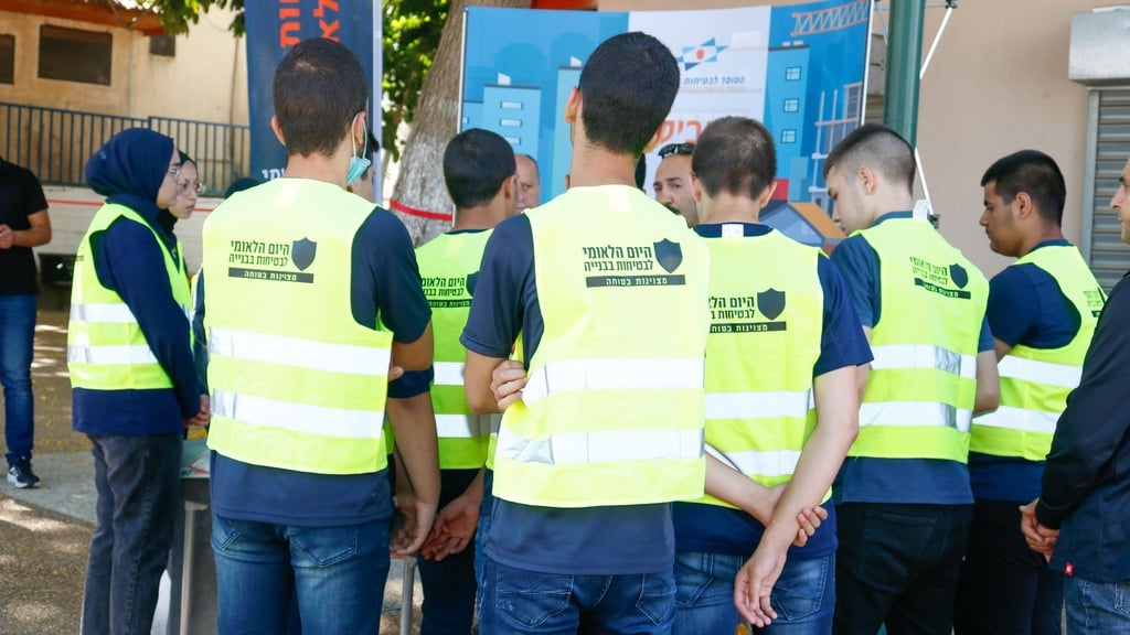 היום הזה בא להגיד לקבלנים, לעובדים ולציבור כולו, שמתכוונים לעשות שינוי וגם משקיעים בזה/ (צילום: מישל בוגינסקי ) יום הבטיחות בענף הבנייה