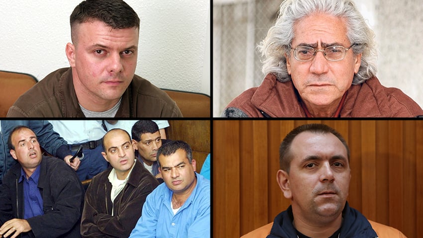 עמוס ברנס, דניס אייזן, רומן זדורוב והמורשעים ברצח דני כץ (צילום: אלעד גרשגורן, אלכס קולומויסקי, גלעד קוולרצ'יק, ג'רמי פרלדמן) עמוס ברנס, דניס אייזן, רומן זדורוב, המורשעים ברצח דני כץ