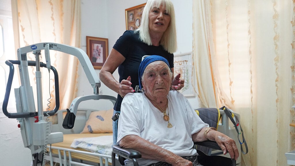 שושי אבוטבול ואימה (צילום: אפי שריר) שושי אבוטבול ואימה