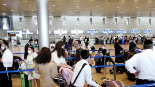 עומסים בנתב"ג בצל העלייה בתחלואת הקורונה
