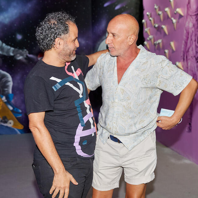 ניסיתם את כל המתקנים? רפי אמזלג ובני ברוכים (צילום: שוקה כהן ) ניסיתם את כל המתקנים? רפי אמזלג ובני ברוכים