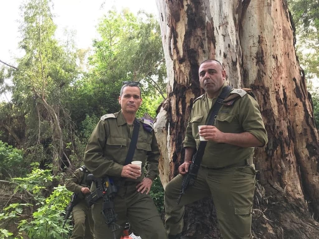 עלי נעים ואלוף פיקוד צפון הקודם יואל סטריק