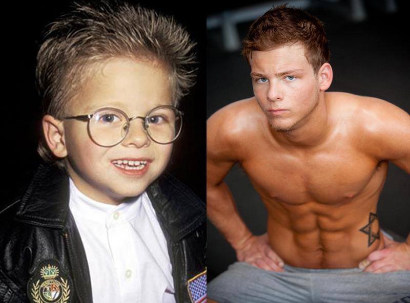Jonathan Lipnicki as a child star in the 1990s and today as a martial artist  