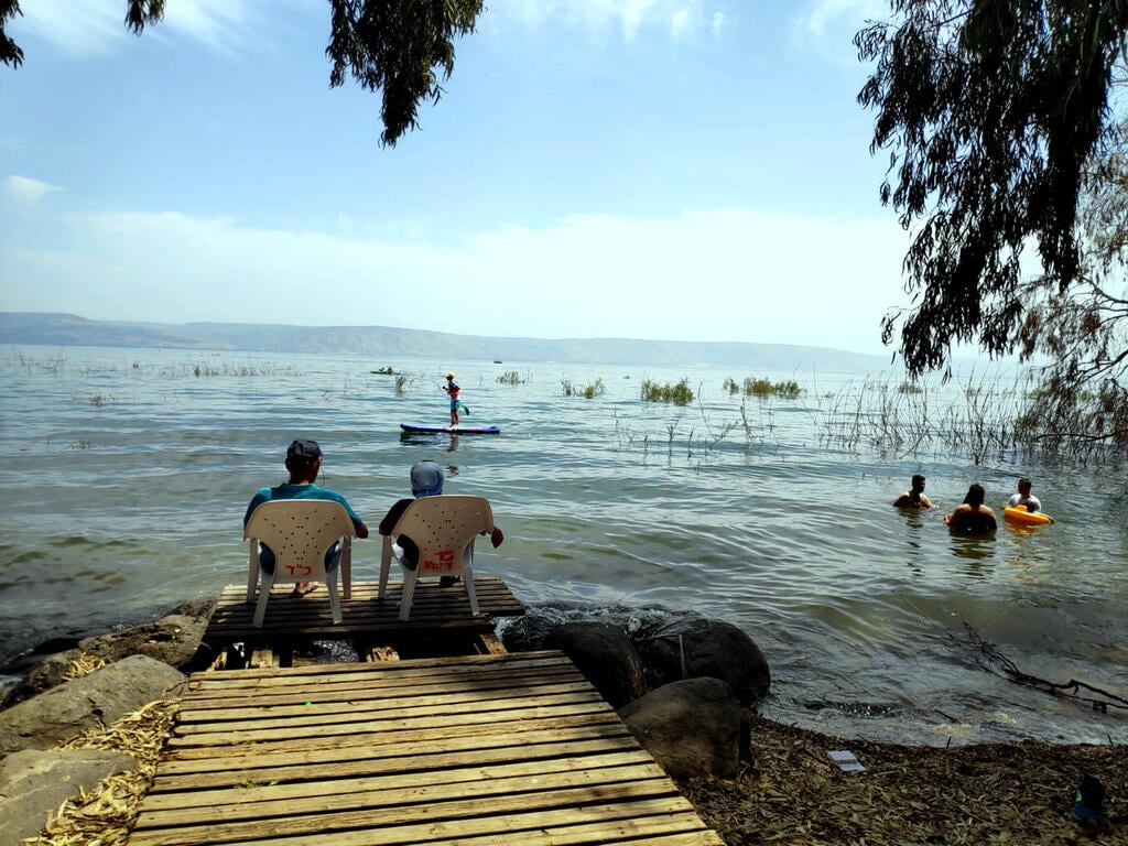 Photo: Kinneret Municipal Union חוף מפרץ אמנון