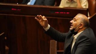 מנסור עבאס  במליאת הכנסת