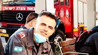 הלוויתו של לוחם האש תיימור קבלאן