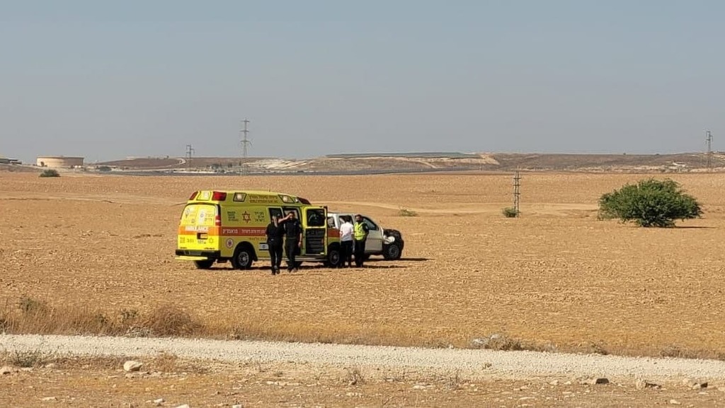 זירת התאונה בכביש 25 (צילום: תיעוד מבצעי מד"א) תאונה בכביש 25