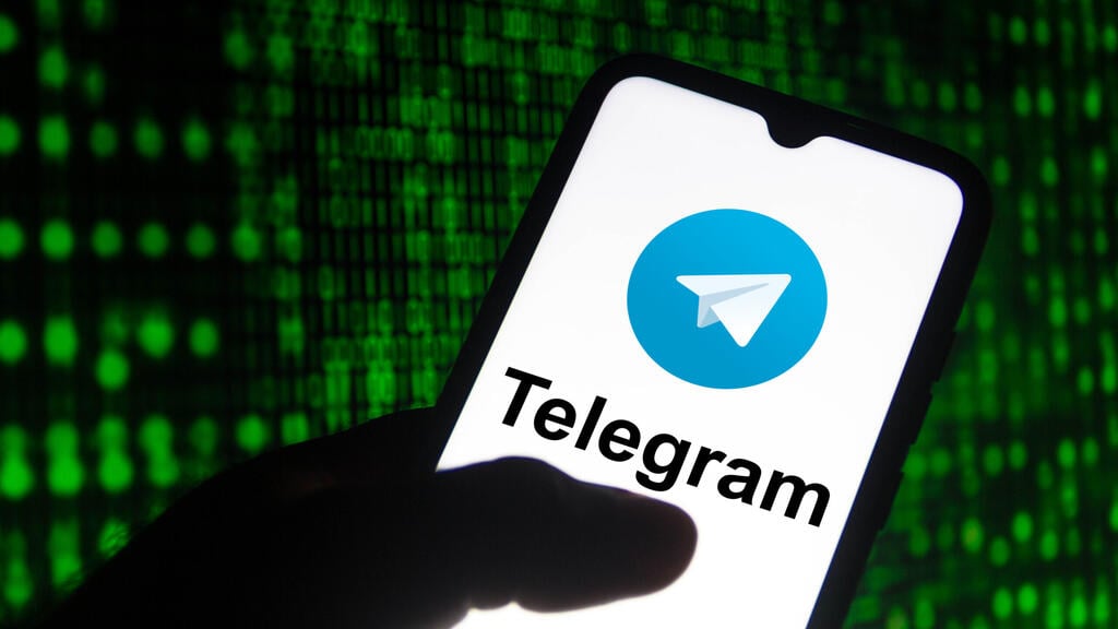 Photo: Reuters The Telegram App on a mobile phone