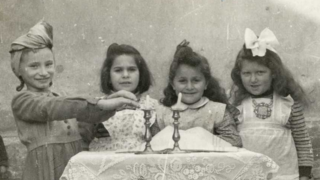 לימוד הדלקת נרות השבת בתלמוד התורה, בשנת 1950
