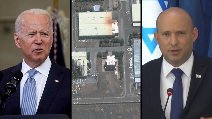 נפתלי בנט, ג'ו ביידן, איראן מתקן 