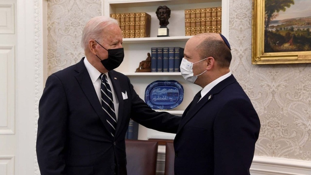 ראש הממשלה נפתלי בנט נפגש עם נשיא ארה"ב ג'ו ביידן