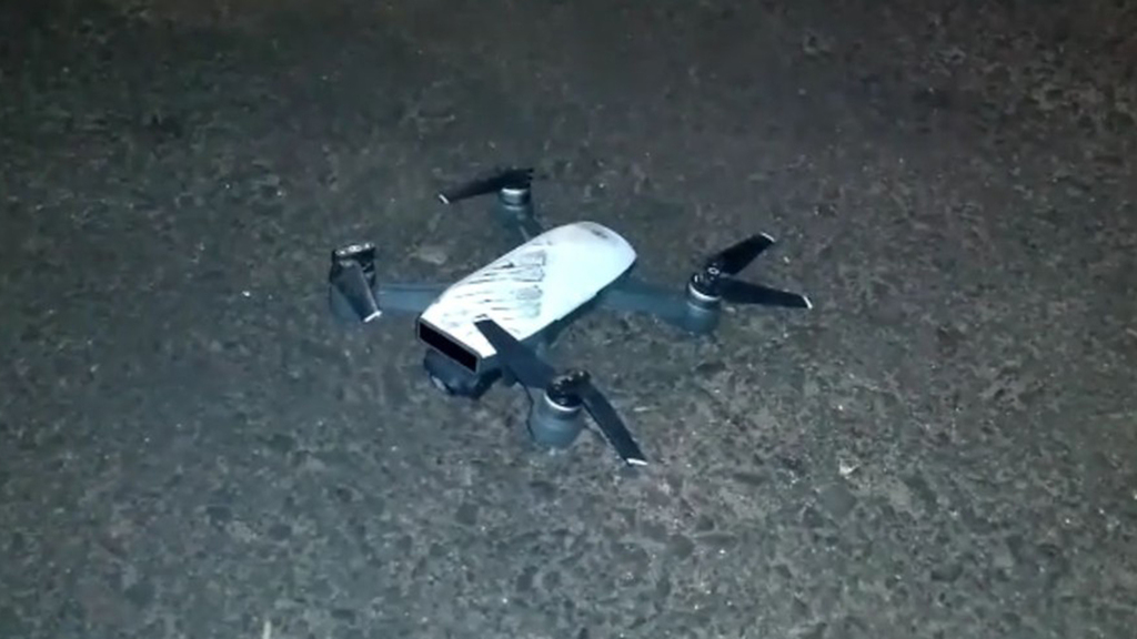 רחפן שלפיח דיווחים ב ארסאטובה ב ברזיל שימש שודדים למערב אחר כוחות המשטרה