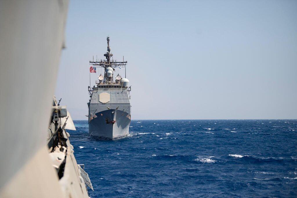 זרוע הים תרגלה לראשונה עם הצי החמישי של חיל הים האמריקאי בים האדום