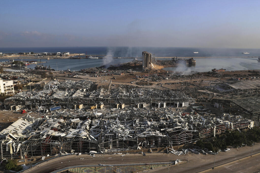 The scene of an explosion that hit the seaport of Beirut, Lebanon (Photo: AP) Aug. 5, 2020 file photo, shows the scene of an explosion that hit the seaport of Beirut, Lebanon