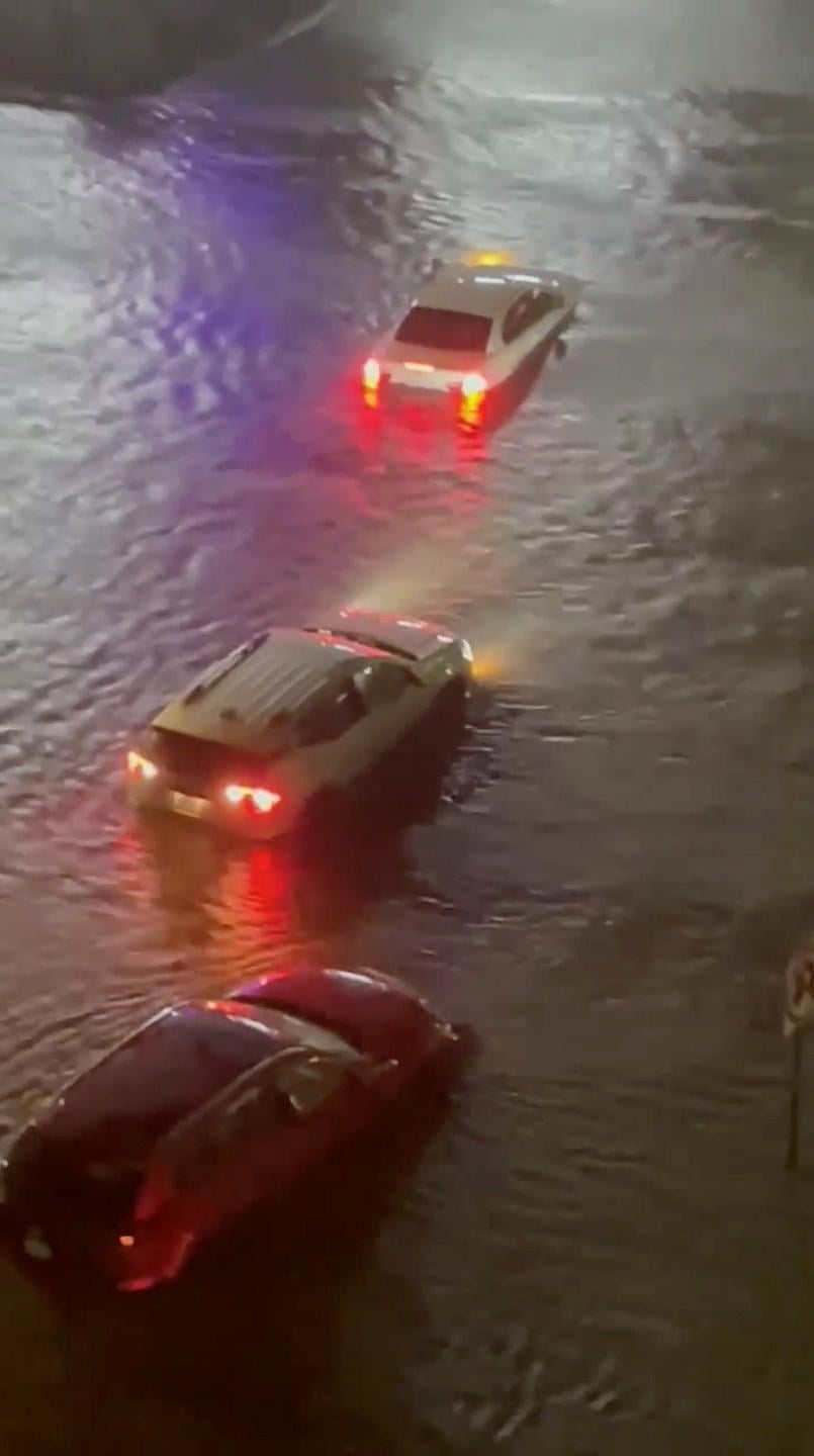צילום: TRI-STATE WEATHER/רויטרס ארה"ב ניו יורק גשם כבד שרידי הסופה איידה מצב חירום