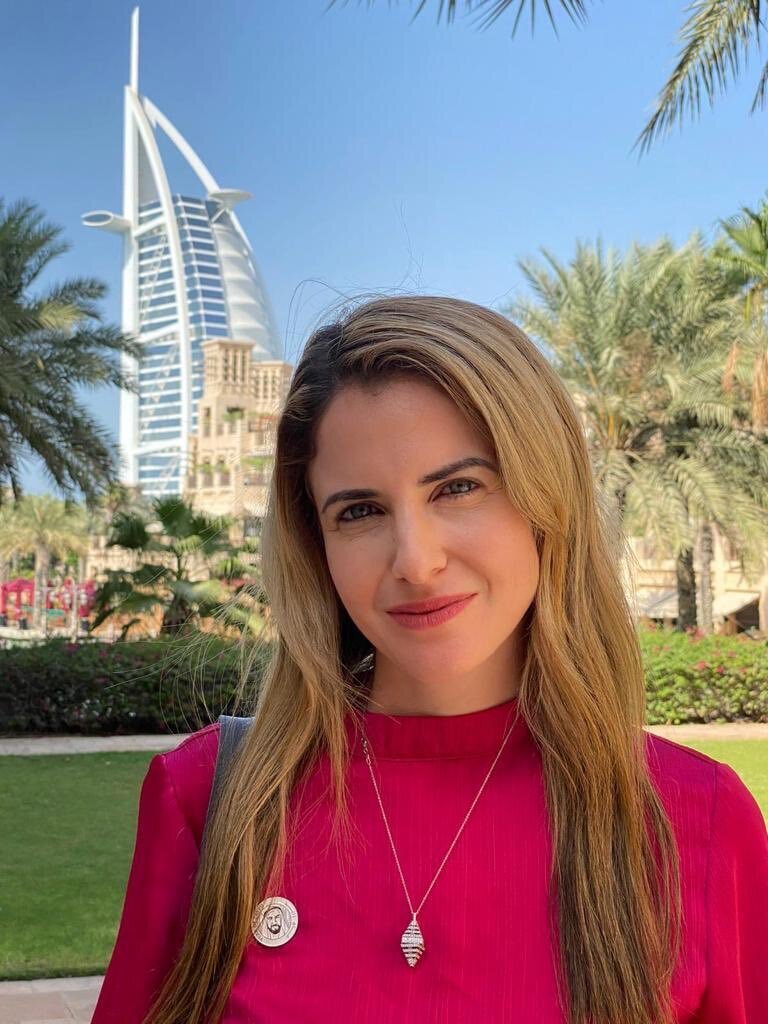 Israeli-Canadian Journalist Michelle Divon in Dubai 