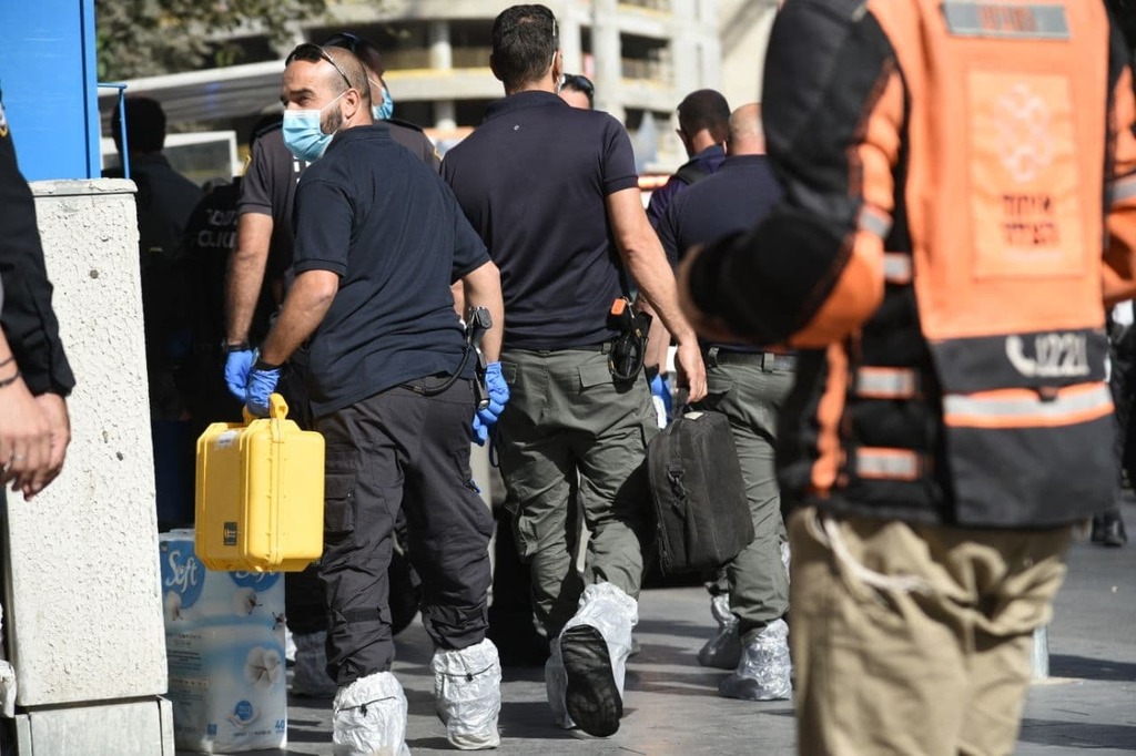 צילום: יואב דודקביץ זירת הפיגוע בירושלים