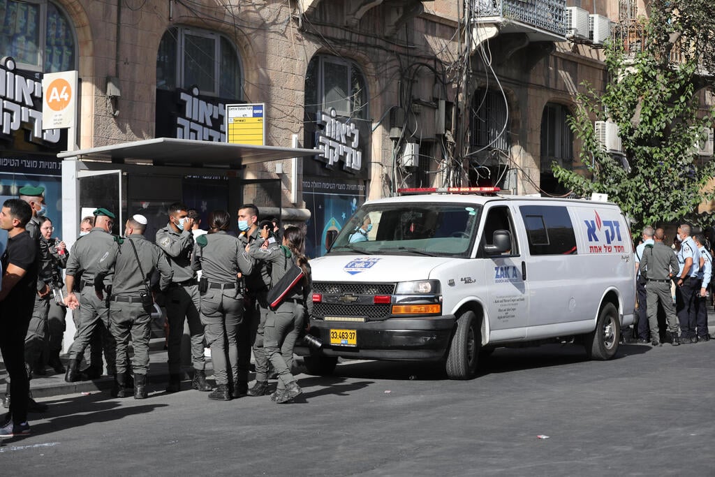 צילום: EPA זירת הפיגוע בירושלים