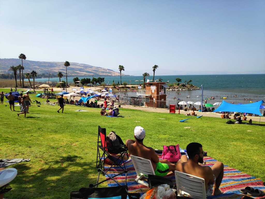 חוף צמח (צילום: איגוד ערים כינרת) חוף צמח