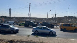 זירת ניסיון הדקירה בצומת גוש עציון