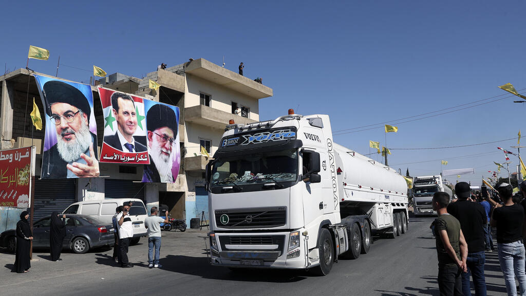 תומכי חיזבאללה חוגגים דלק הגיע מ איראן ל לבנון