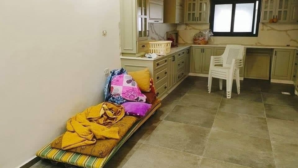 כאן הסתתרו האסירים הבית בג'נין בו התחבאו האסירים הנמלטים איהם קממג'י ומונאדל אינפיעאת