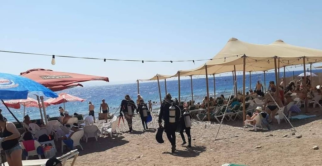 חוף המגדלור באילת (צילום: ניצן פריג') חוף המגדלור באילת