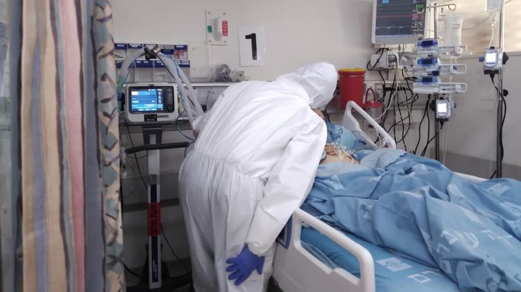COVID ward at Hadassah Ein Kerem hospital (Photo: Hadassah Ein Kerem ) מחלקת קורונה בהדסה עין כרם