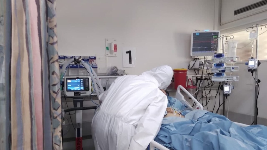 A coronavirus ward at the Hadassah Medical Center in Jerusalem in September (Photo: Hadassah spokesperson ) מחלקת קורונה בהדסה עין כרם