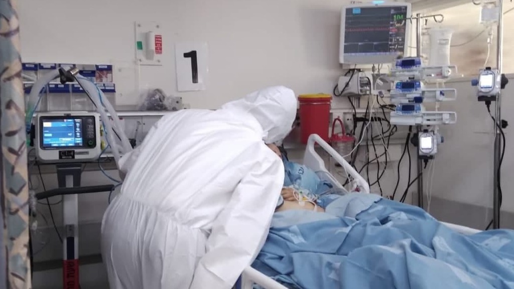 מחלקת קורונה בהדסה עין כרם (צילום: דוברות הדסה) מחלקת קורונה בהדסה עין כרם