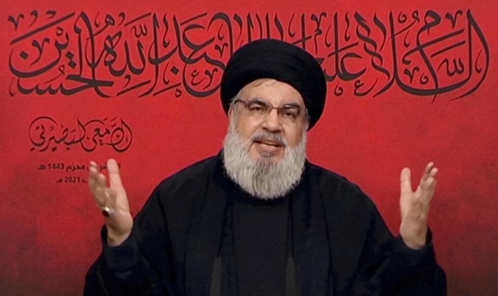 Hezbollah Secretary-General speech (Photo: Reuters) Hezbollah Secretary-General speech
