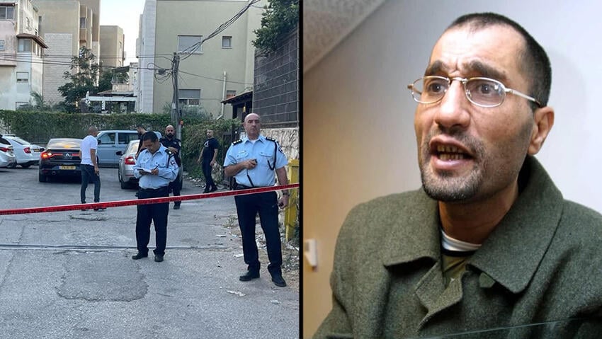 נעים סורי וזירת הרצח (צילום: עמית מגל) זירת הרצח בנצרת