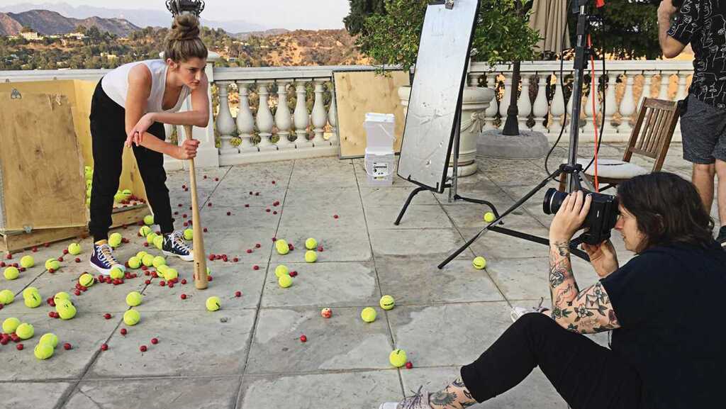 Adi Spiegelman being photographed by Julie Pacino (Photo: Courtesy ) Adi Spiegelman being photographed by Julie Pacino