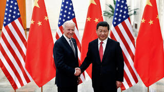 נשיא סין שי ג'ינפינג ונשיא ארה"ב ג'ו ביידן ב-2013