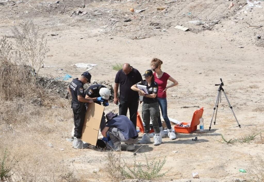 זירת הרצח בקריית מוצקין (צילום: גיל נחושתן) זירת הרצח בקריית מוצקין