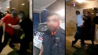 תיעוד תקיפת שוטרים בכפר קאסם