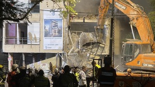 בניין המגורים ברעננה נהרס
