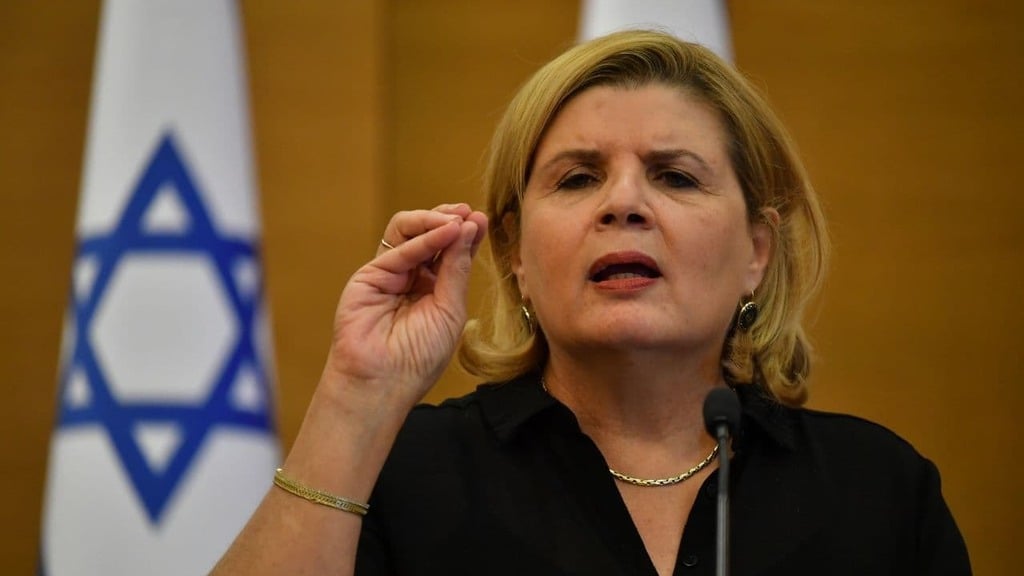 השרה ברביבאי, לשעבר ראשת אכ"א (צילום: יואב דודקביץ') אורנה ברביבאי במסיבת העיתונאים