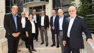 אלון חן, מימי אייזנשטדט, אריאל פורת, אשר כהן, רון רובין, אורי סיון, אריה צבן, דניאל חיימוביץ באוניברסיטת תל אביב