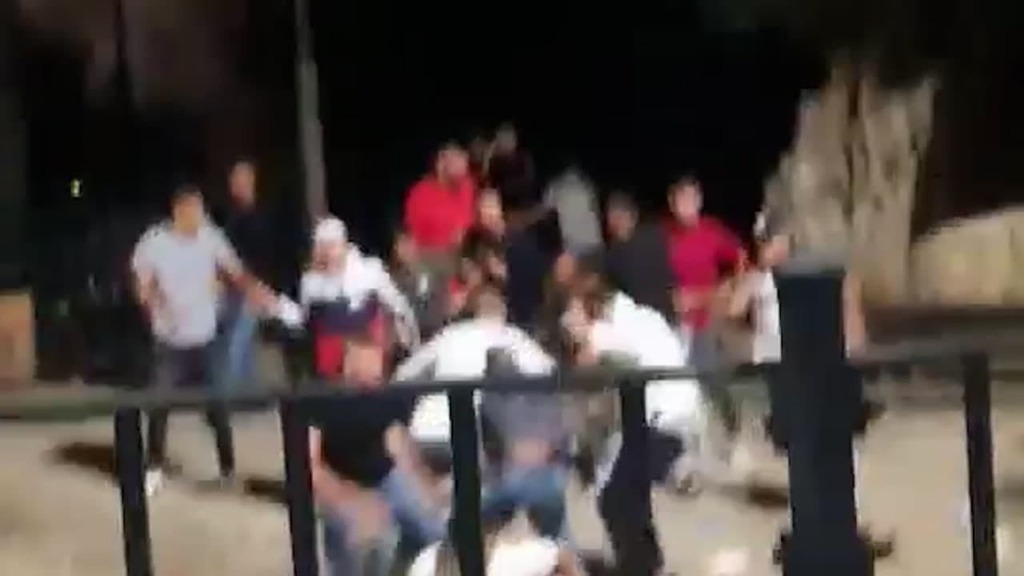 מתוך התיעוד קטטה בין ערבים ויהודים שער שכם